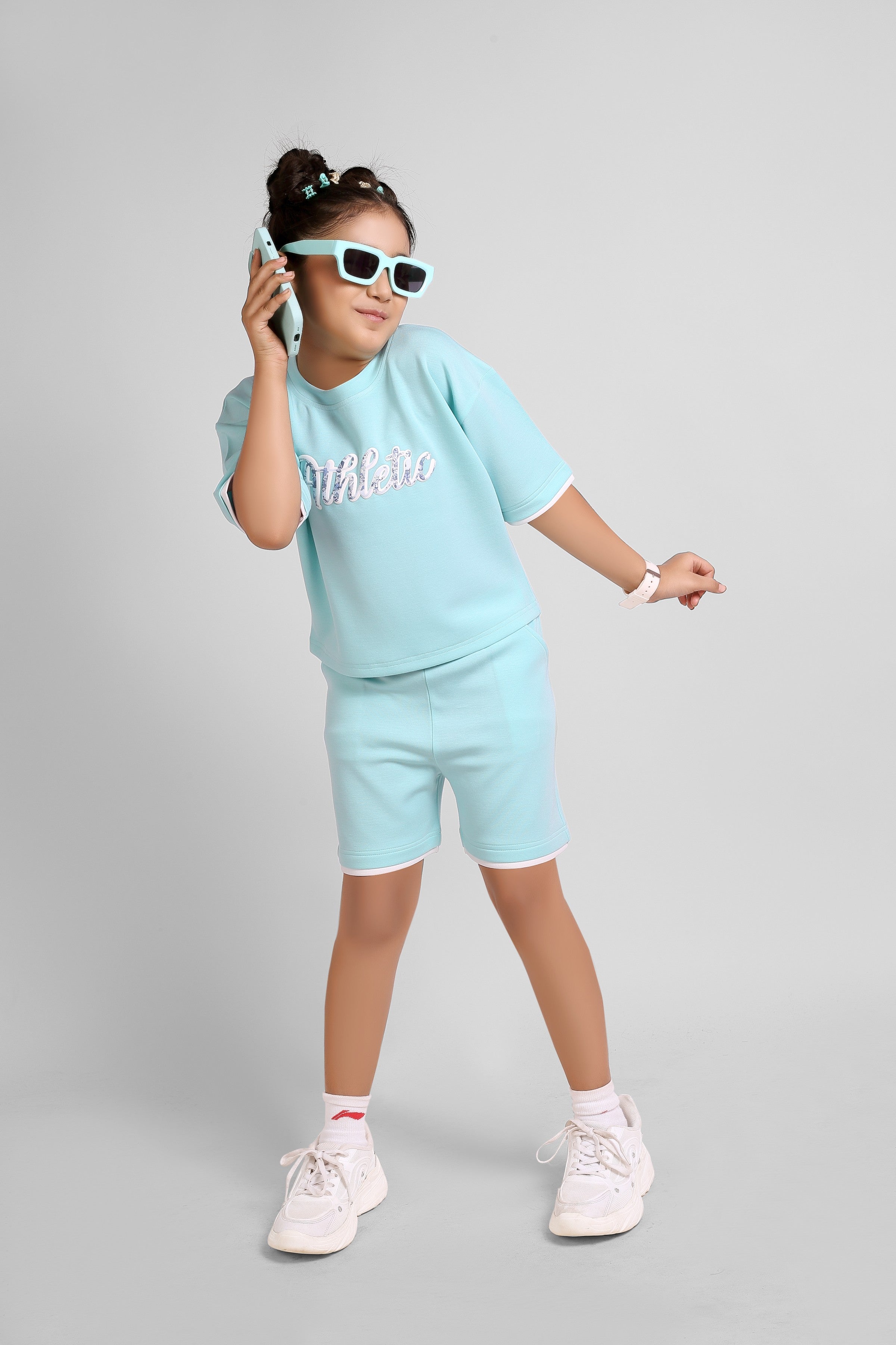 ATHLETIC SHORTS CO-ORD SET