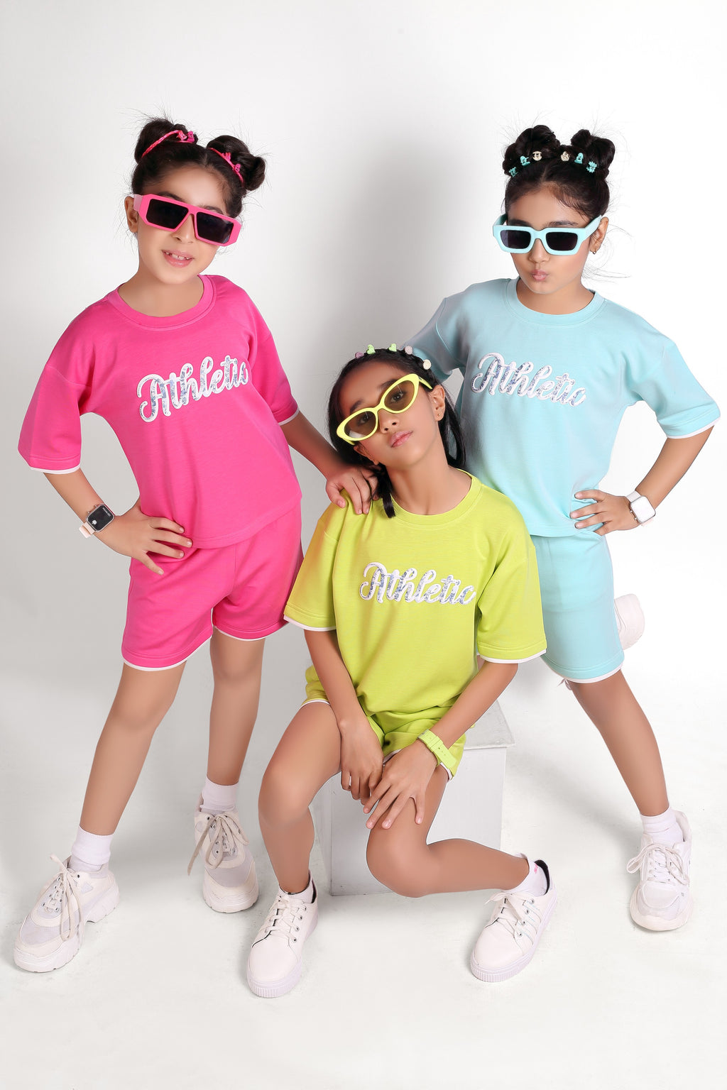 ATHLETIC SHORTS CO-ORD SET
